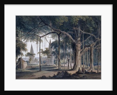 Hindu Temples at Agori, Uttar Pradesh by Thomas & William Daniell