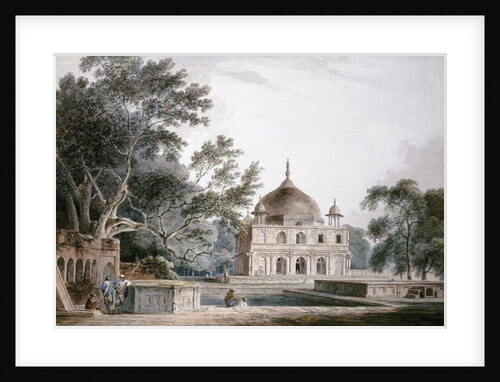 The Mausoleum of Prince Khusrau, Allahabad, Uttar Pradesh, by Thomas & William (1769-1837) Daniell