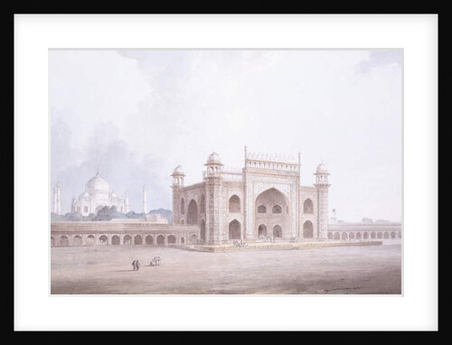 The Gateway of the Taj Mahal, Agra, Uttar Pradesh by Thomas & William Daniell