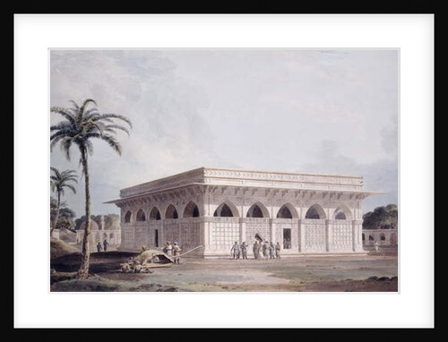 The Chaunsath Khamba Nizamuddin, Delhi, by Thomas & William (1769-1837) Daniell