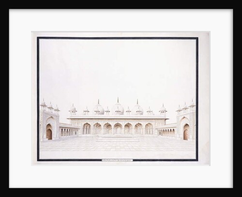The Moti Musjid in the Fort of Agra, c. 1815 by Agra School