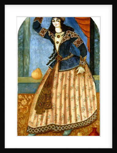 A Dancing Girl, c.1850-1900 by Persian School