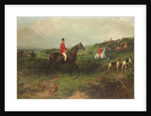 Portrait of Richard James Streatfeild, Esq. on his Retirement from the Mastership of the South Down Foxhounds, 1881 by George Earl