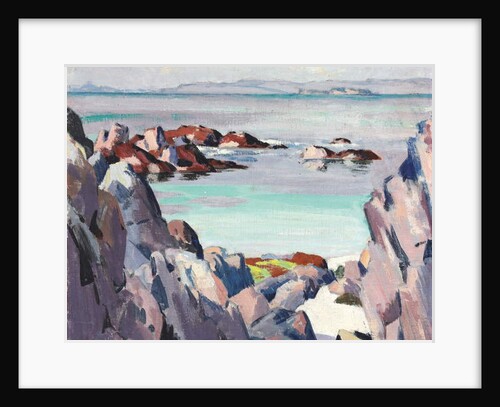 Staffa and Rhum from Iona, by Francis Campbell Boileau Cadell