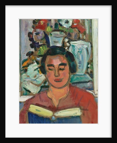 Painting and Book, by George Leslie Hunter