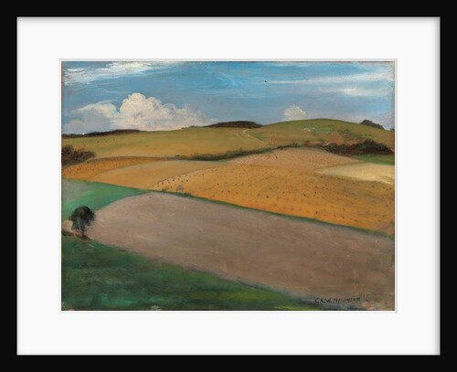 The Trundle at Goodwood, 1930s by Christopher Richard Wynne Nevinson