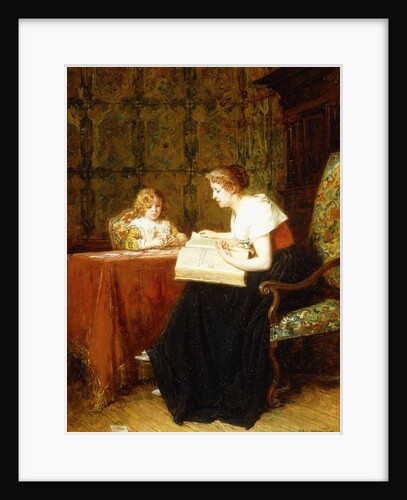 The Evening Hour by Antoine Emile Plassan