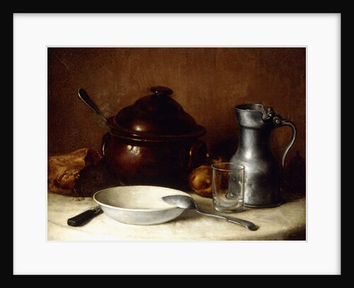 Before the Meal; Avant le Repas by Francois Millet