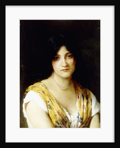 A Mediterranean Beauty, by Eugen von Blaas