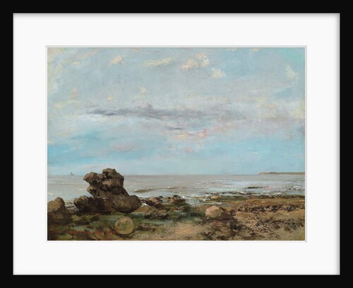 The Beach at Trouville, 1865 by Gustave Courbet