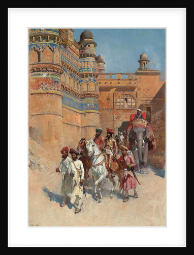 The Fort of Gwalior, Madhya Pradesh by Edwin Lord Weeks