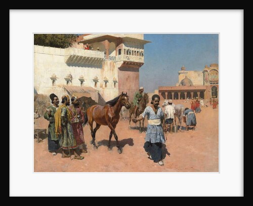 Persian Horse Dealer, Bombay, 1880s by Edwin Lord Weeks