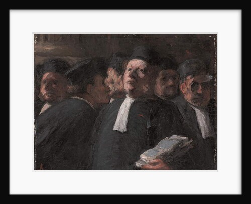 La Salle des Pas-perdus au Palais de Justice, by Honore Daumier