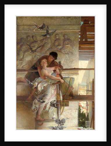 Under the Temple Eaves by Edwin Howland Blashfield