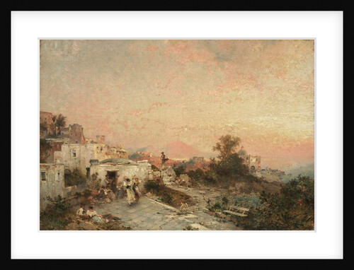 La Tarantella, Posilipo, Naples, c.1895 by Franz Richard Unterberger