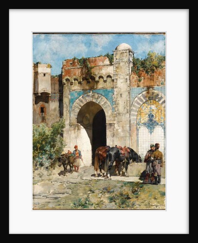 Watering the Horses, 1880 by Alberto Pasini