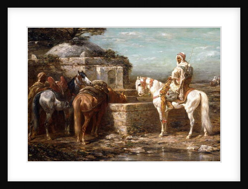 At the Well, 19th century by Adolf Schreyer