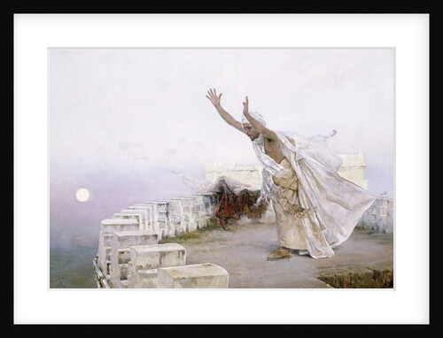 The Morning Prayer by Salvador Viniegra y Lasso de la Vega