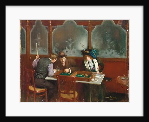 At the Cafe; Au cafe, 1909 by Jean Beraud