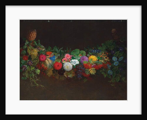 A Magnificent Garland of Fruit and Flowers, 1840 by Johan Laurents Jensen