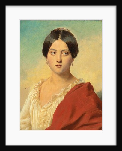 Portrait of an Italian Girl by Franz Xaver Winterhalter