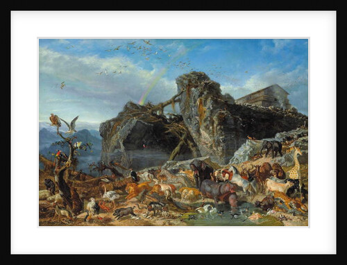After the Flood: the Exit of Animals from the Ark, 1867 by Filippo Palizzi