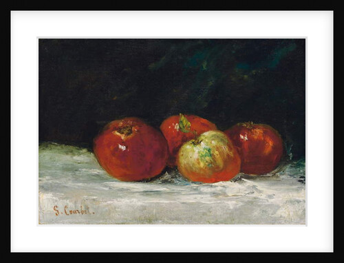 Red Apples, 1872 by Gustave Courbet