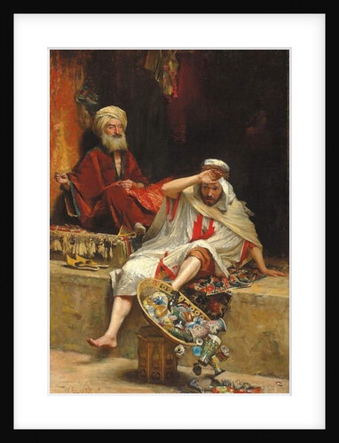 Alnaschar's Fortune, Arabian Nights, 1879 by William Ewart Lockhart