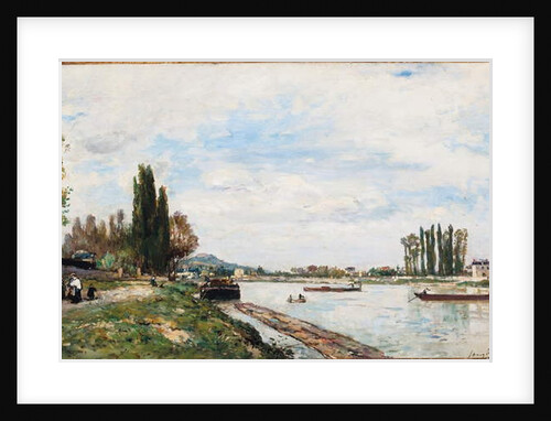 Vue de Meudon du Pont de Sevres, 1866 by Johan-Barthold Jongkind