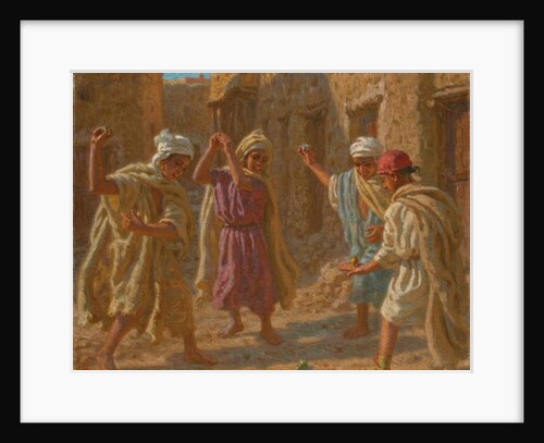 Game of Spinning Tops; Le jeu de toupies, c.1924 by Alphonse Etienne Dinet