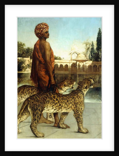 The Palace Guard with Two Leopards by Jean Joseph Benjamin Constant