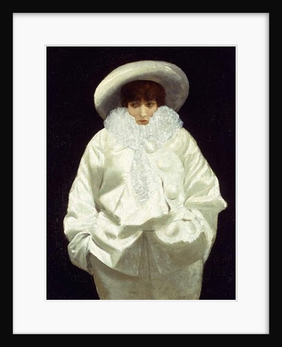 Sarah Bernhardt as Pierrot by Giuseppe or Joseph de Nittis