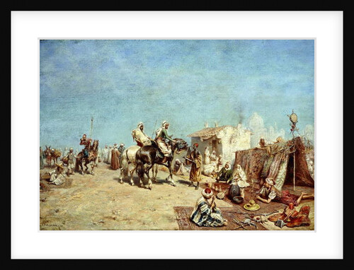 An Arab Encampment by Alberto Pasini