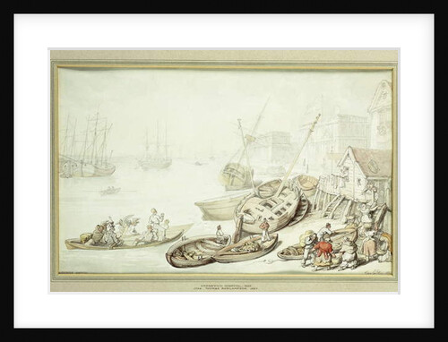 Greenwich Hospital, 1822 by Thomas Rowlandson