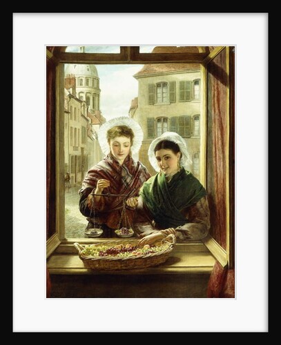 At My Window, Boulogne, 1872 by William Powell Frith