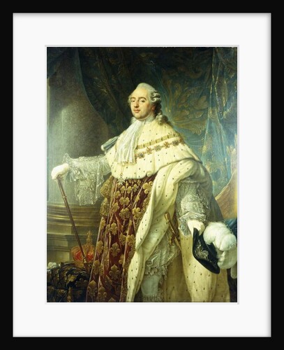 Portrait of Louis XVI Wearing Robes of State by Antoine Francois Callet