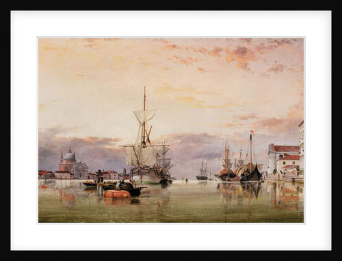 The Canale della Giudecca with the Redentore Beyond, 1863 by Edward William Cooke