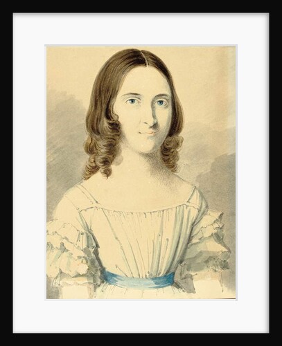 A Portrait of Christina Georgina Rossetti, 1839-40 by Filippo Pistrucci