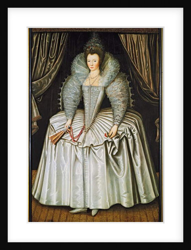 Portrait of a lady, identified as Elizabeth Howard, c.1595-1605 by School English