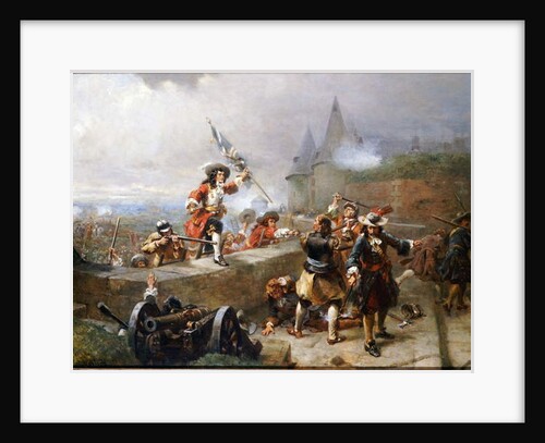 Storming the Battlements by Robert Alexander Hillingford