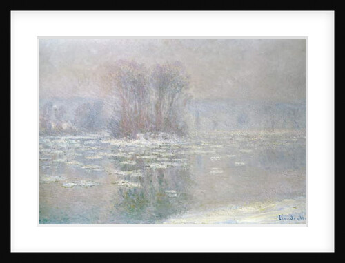 Ice at Bennecourt, 1898 by Claude Monet