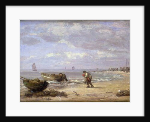 Low Tide near Honfleur by Eugene Louis Boudin