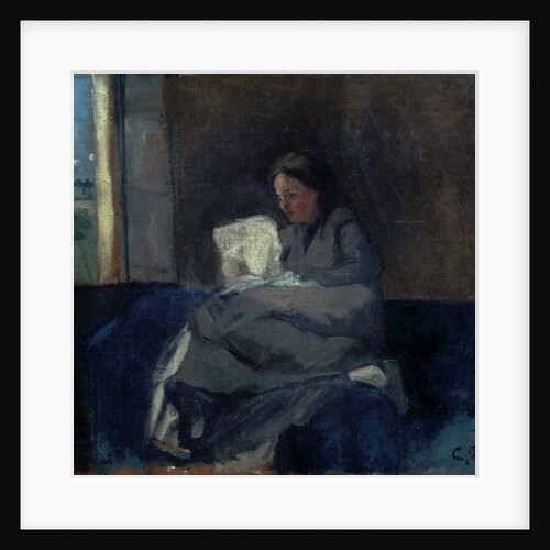 Woman Reading by Camille Pissarro