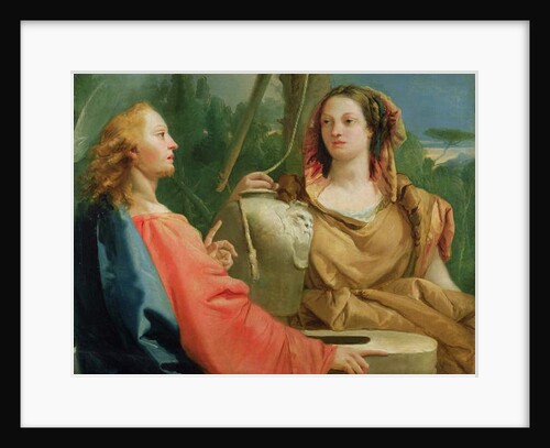 Christ and the Samaritan Woman by Giandomenico (1727-1804) Tiepolo