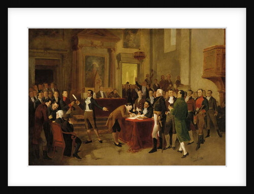 Signing of the Declaration of Independence by Arturo Michelena