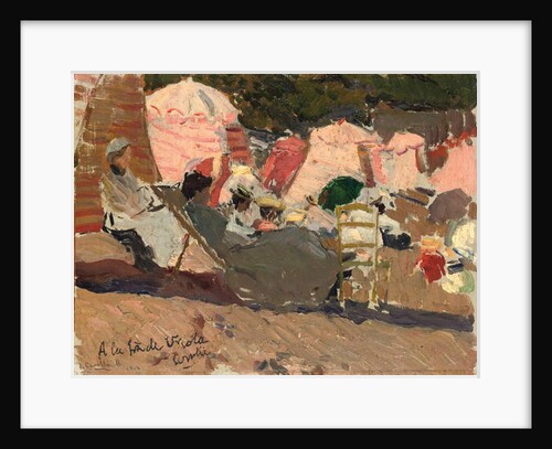 The Beach, Biarritz, 1906 by Joaquin Sorolla y Bastida