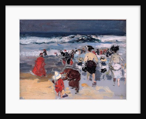 Beach at Biarritz, 1906 by Joaquin Sorolla y Bastida