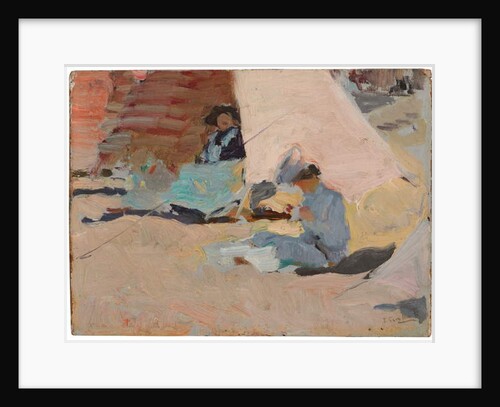 The Beach, Biarritz by Joaquin Sorolla y Bastida