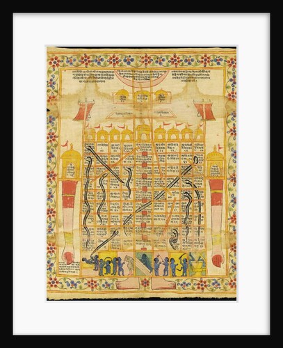 Painting of Gyan Bazi, Rajasthan, late 18th century by Indian School