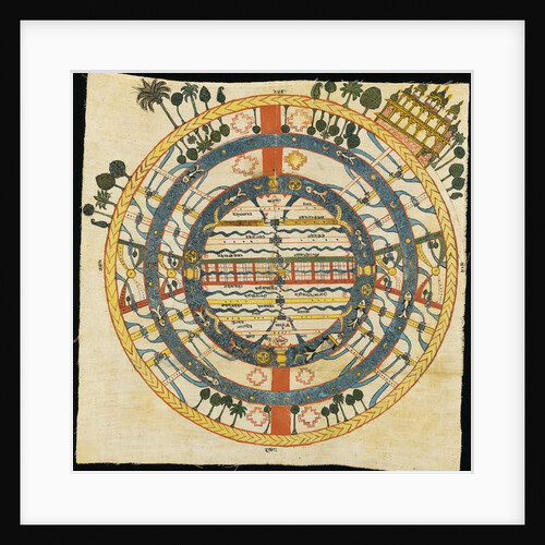 Jain Cosmic diagram, Jambudvpida, Bikaner by Indian School